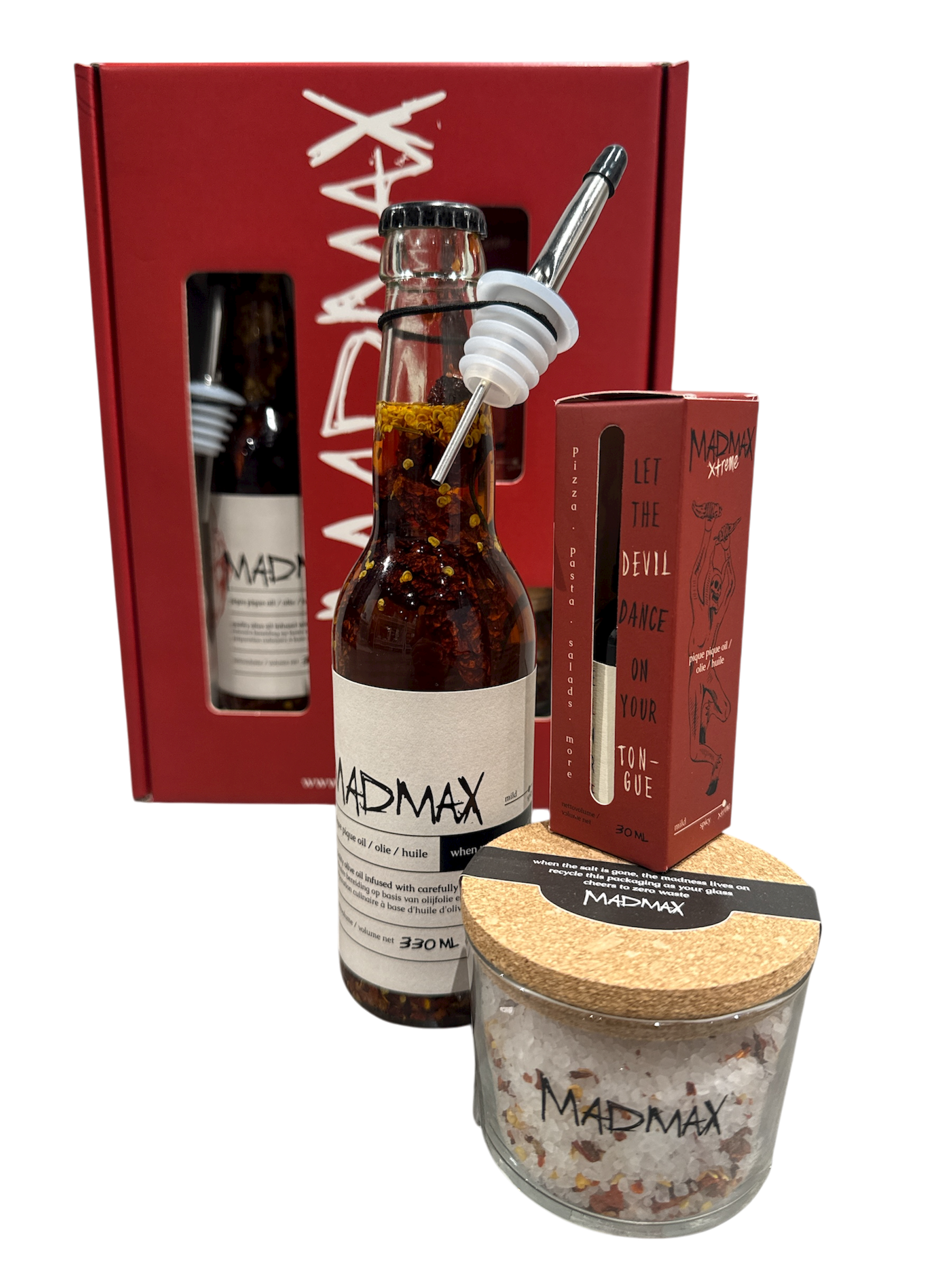 Olijfolie Madmax Spicy Giftbox