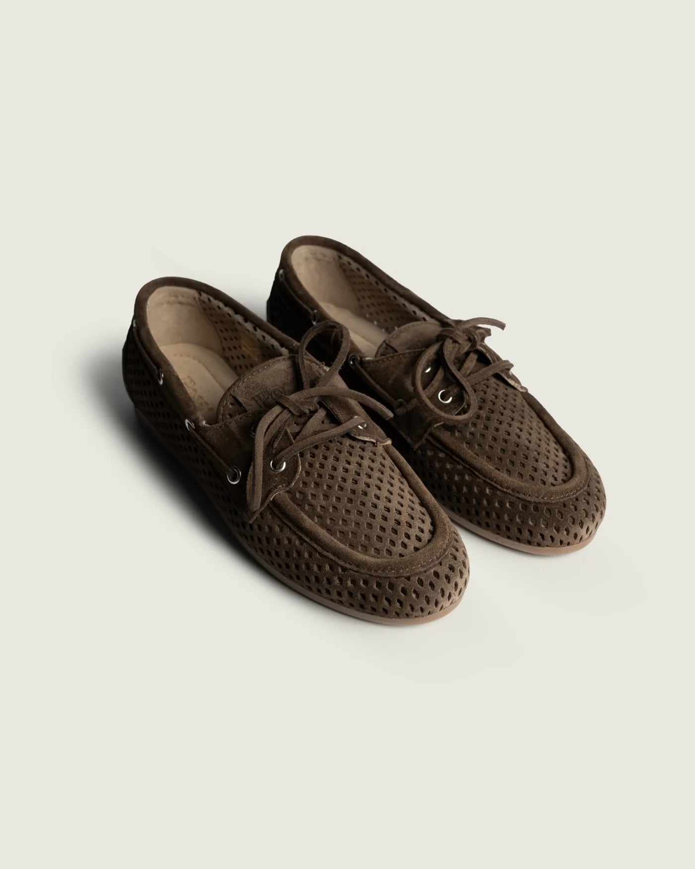 Boat Loafer Posa Suede Perforated