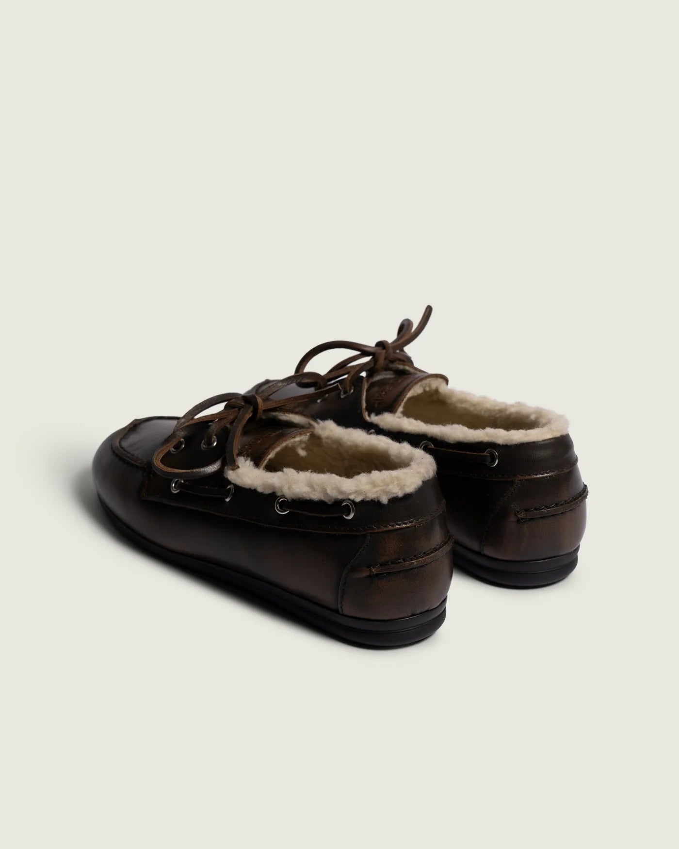 Boat Loafer Posa Leather Shearling
