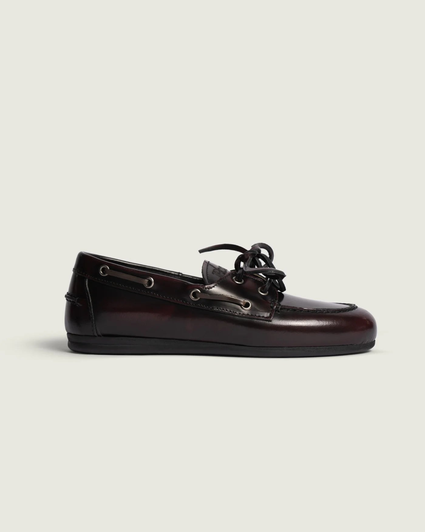 Boat Loafer Posa Leather Burgundy