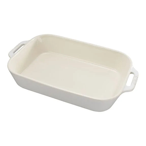 Ovenschotel Staub Ceramic XL 34x24cm Ivoor