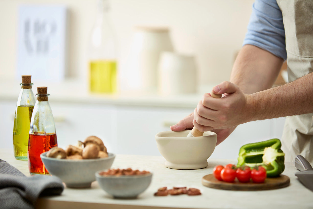 Vijzel met Stamper S 284ml D13,5cm