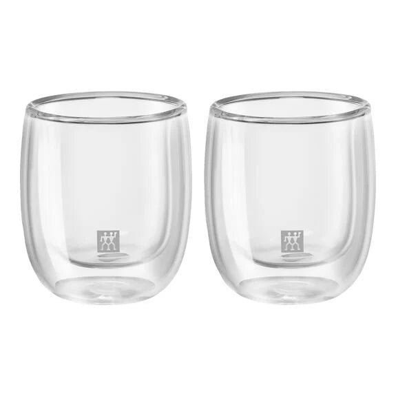 Dubbelwandig Glas Zwilling Espresso Set van 2