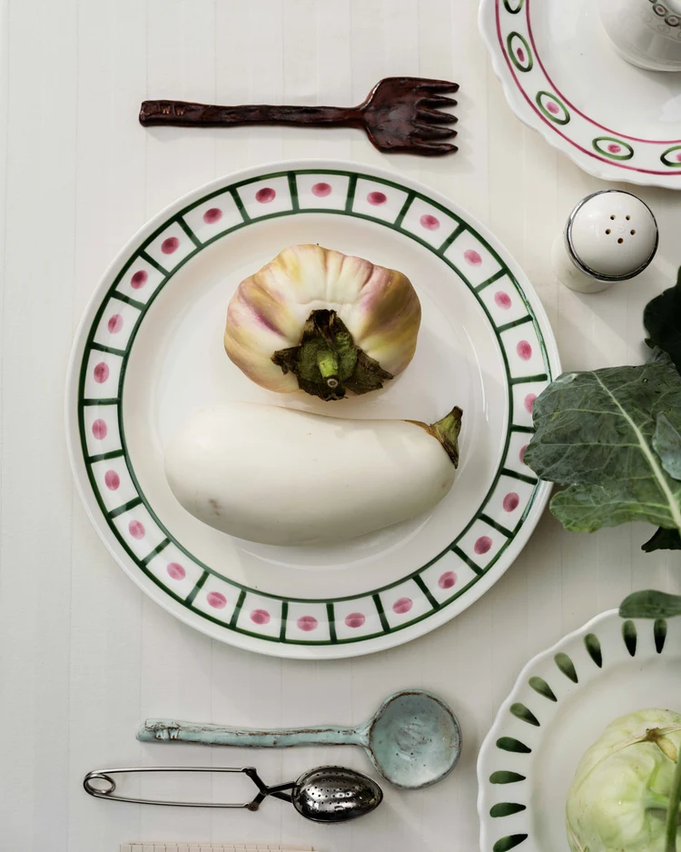 Bord Charly Diner L D27 H3,1 cm Bordeaux Green