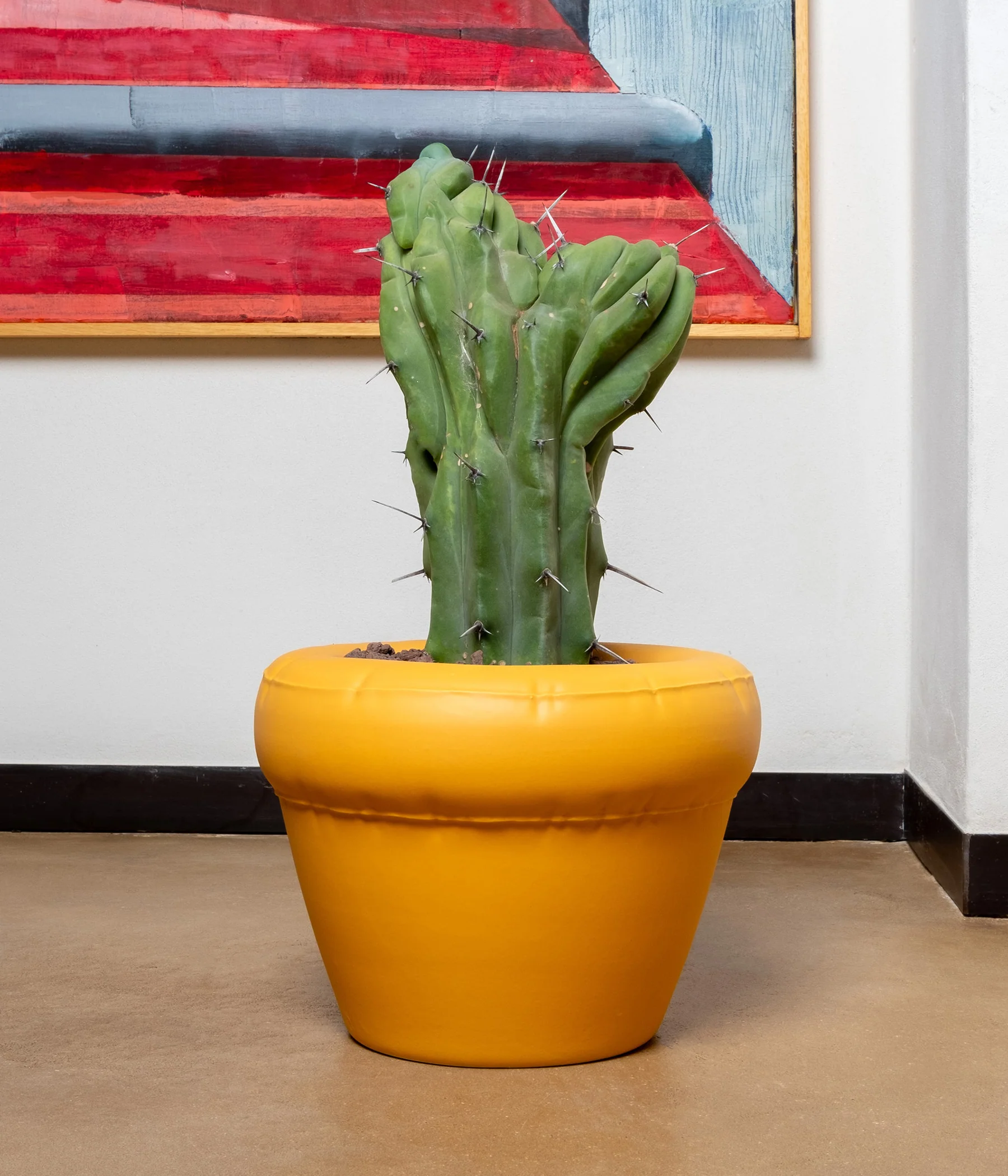 Bloempot Blow Up Planter Pierre Yolk Yellow