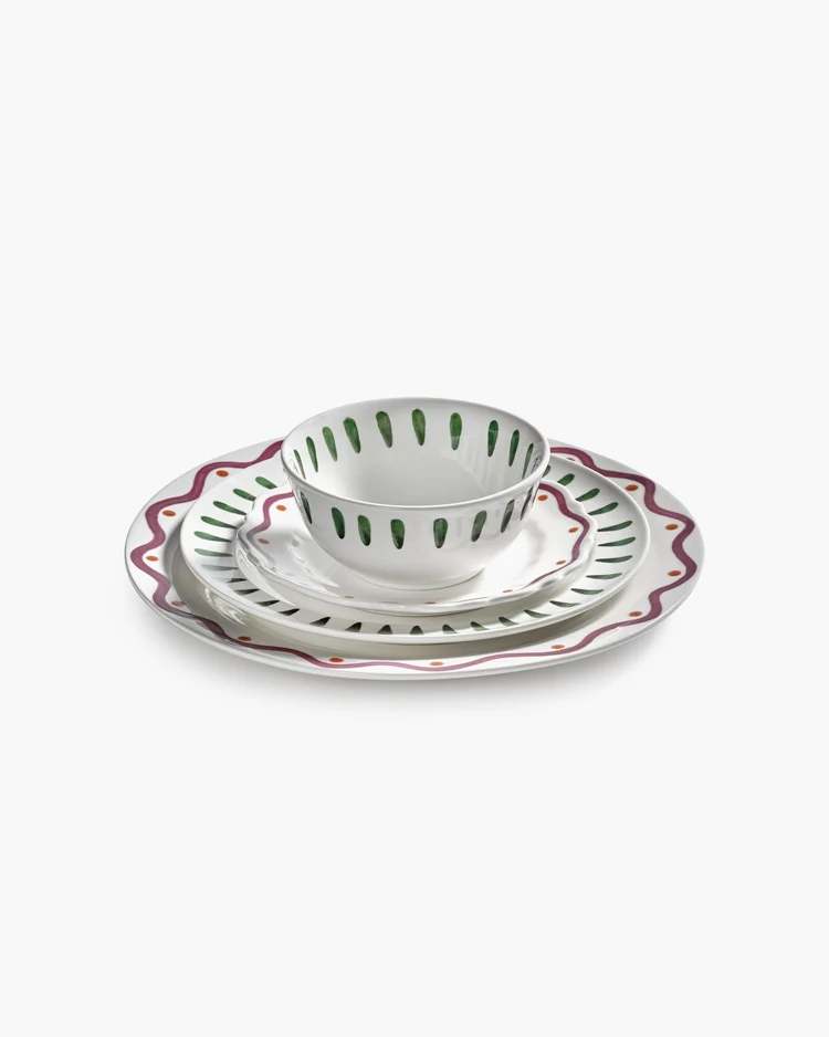 Serveerbord Charly Rond XL D33,5 H3 cm Purple
