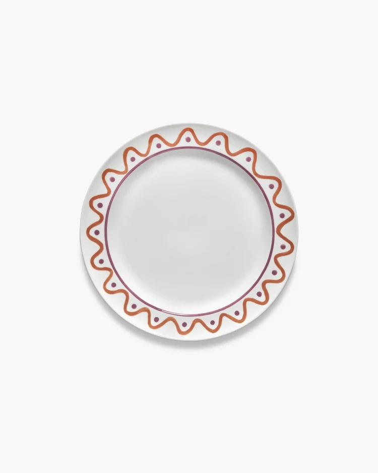 Bord Charly Diner L D27 H3,1 cm Purple