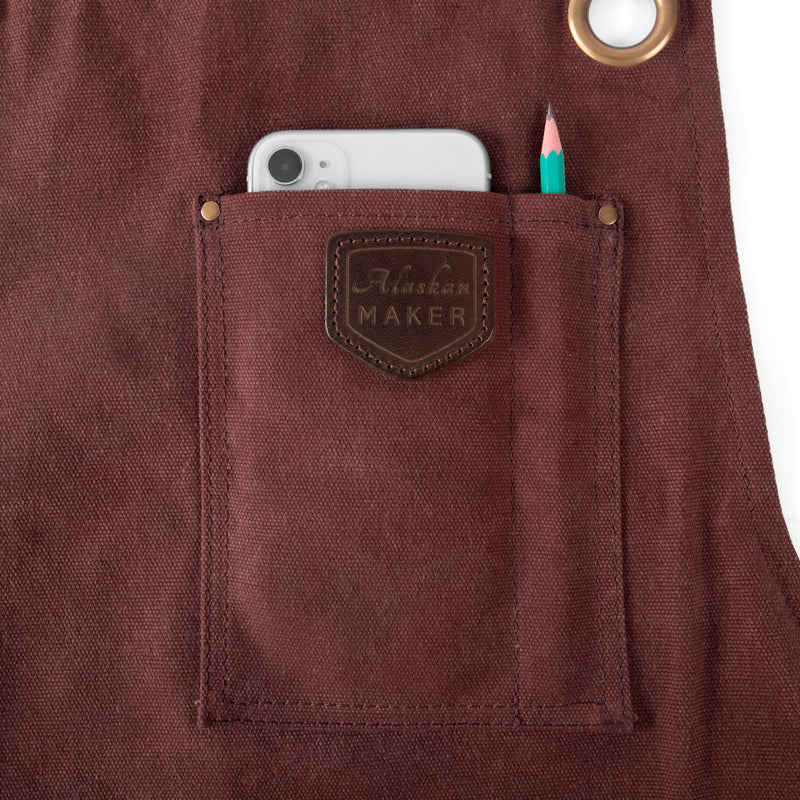 Schort Alaskan Maker Bordeaux