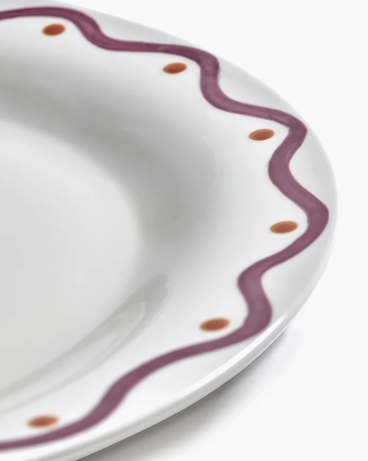 Serveerbord Charly Rond XL D33,5 H3 cm Purple