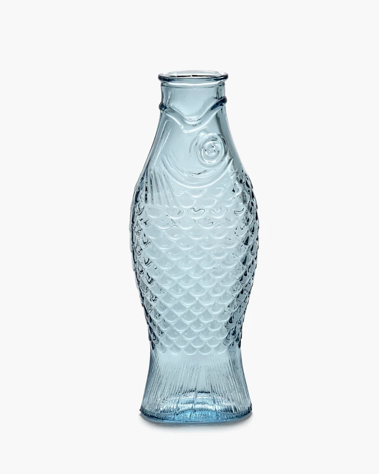 Karaf Serax Vis Licht Blauw