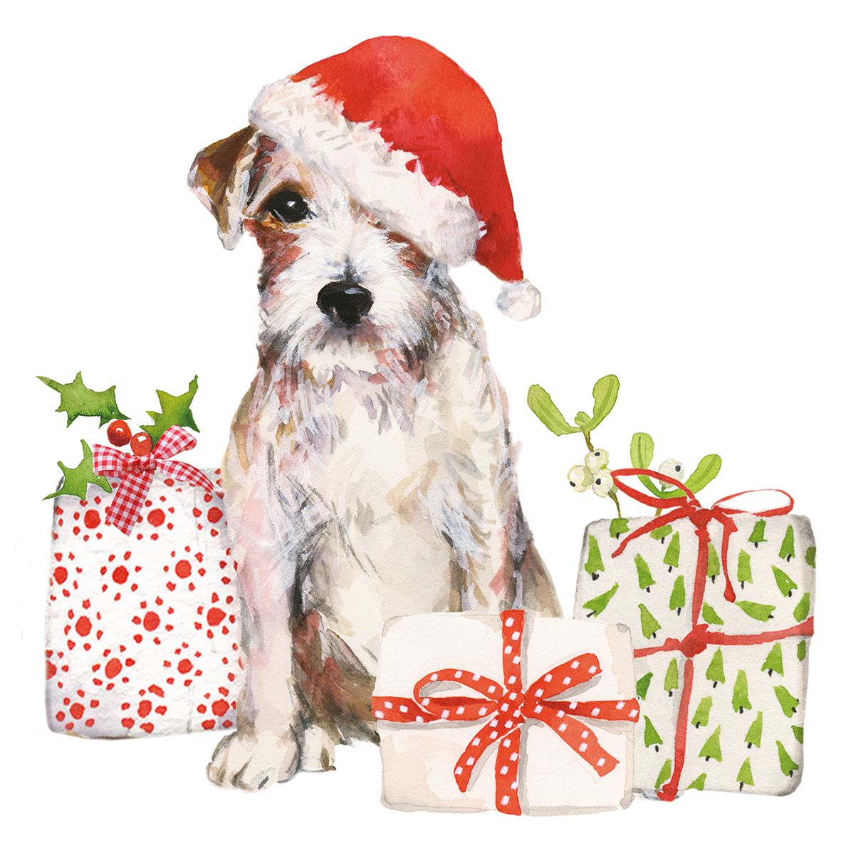 Serviet Papier PPD Klein Kerst / Nieuwjaar Verschillende Prints