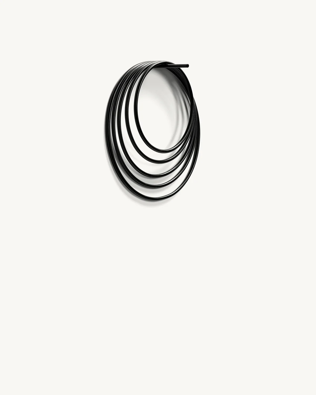 Onderzetter Muller Van Severen Round Trivets Black Set 5