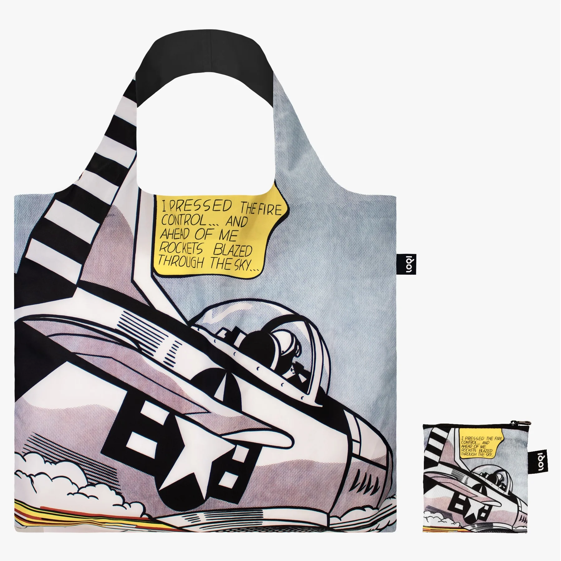 Bag Loqi Museum Collection Recycled Lichtenstein Whaam!