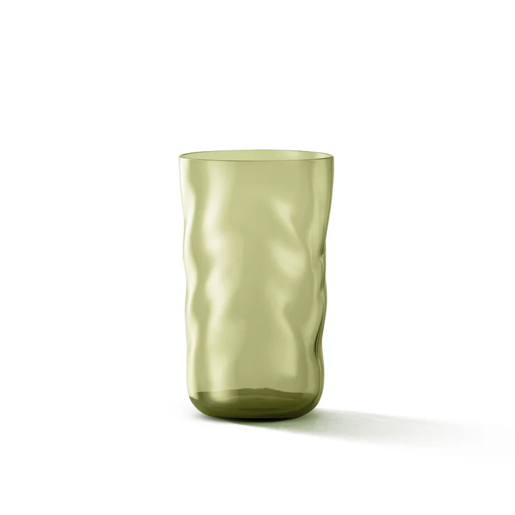 Waterglas Paveau Swirl Longdrink Moss Mosgroen