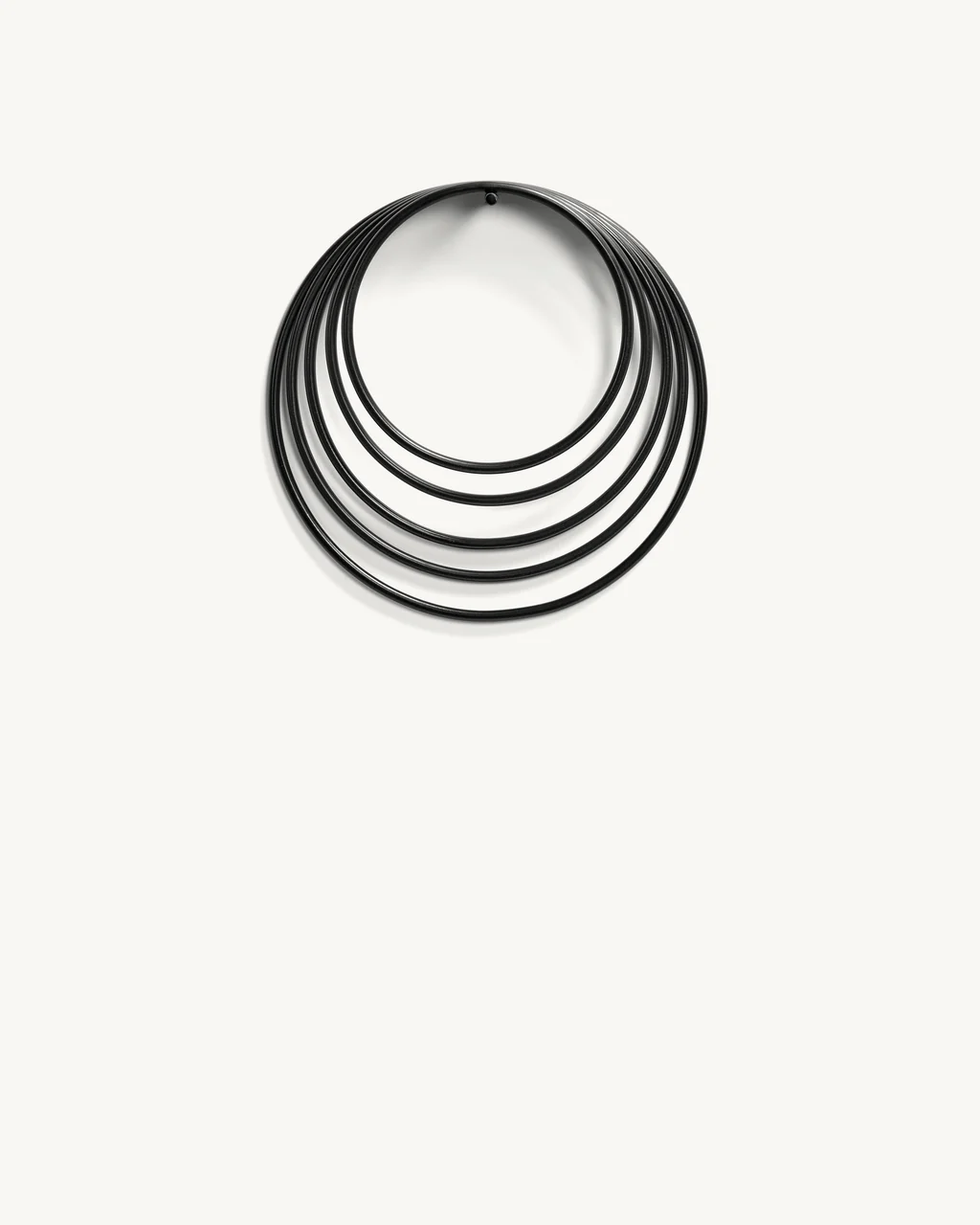 Onderzetter Muller Van Severen Round Trivets Black Set 5