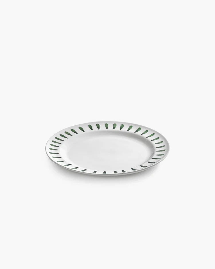 Bord Charly Diner L D27 H3,1 cm Green