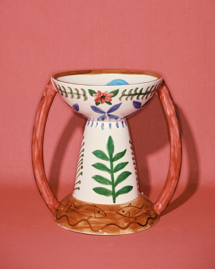 Vaas Santiago De Borja Charapita L43 B43 H41 cm Mix