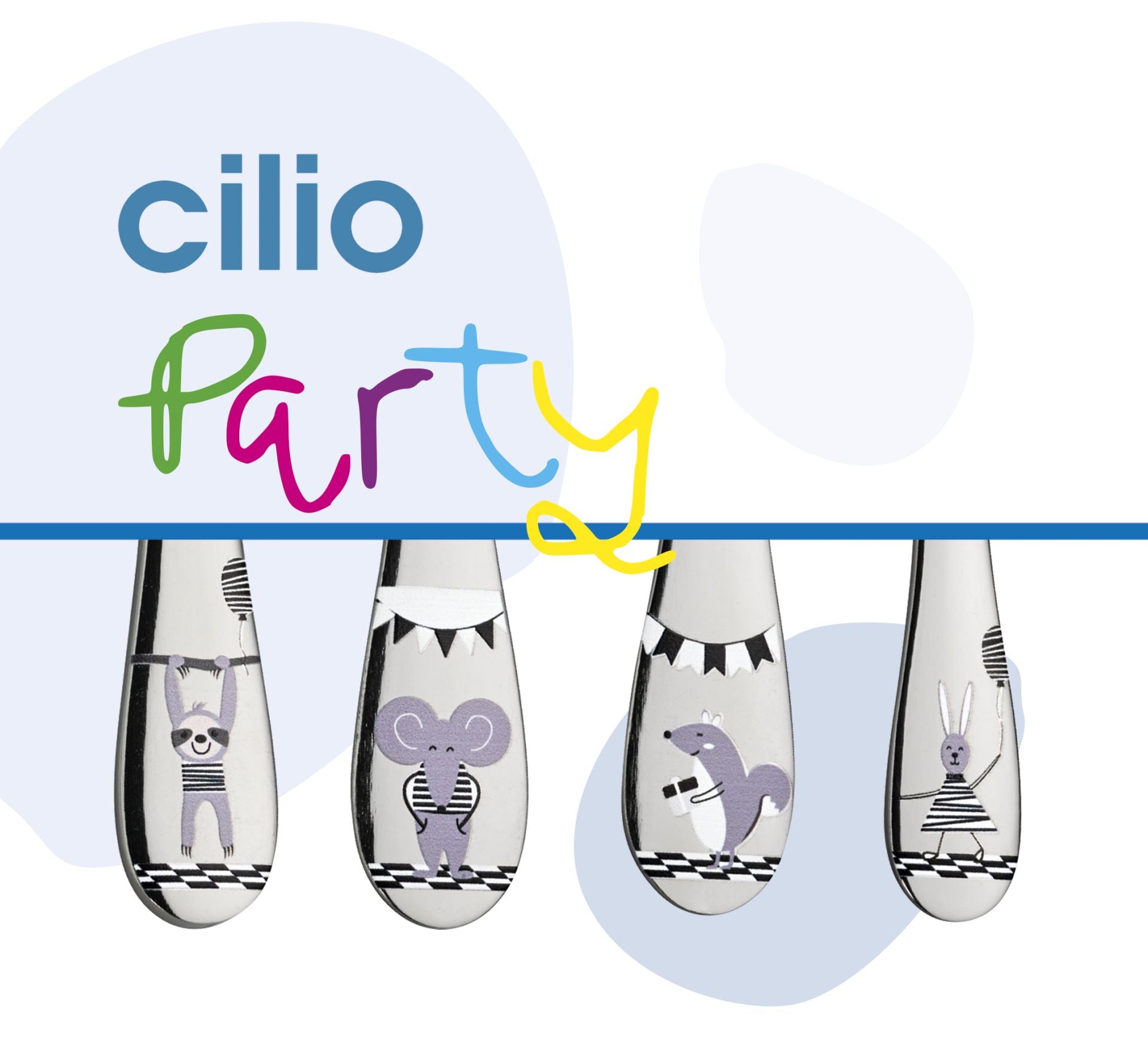 Bestek Cilio 4-delig Kinderbestek Party