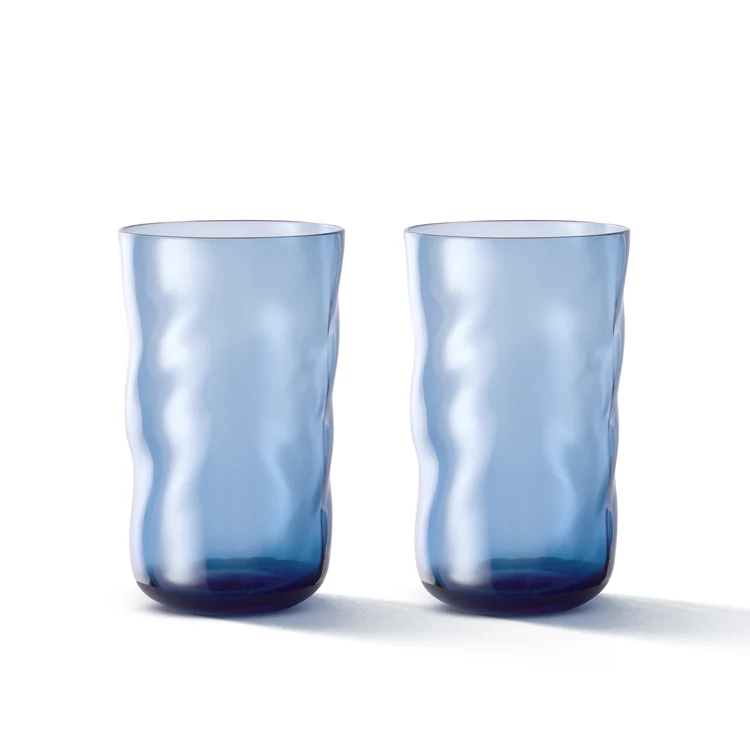 Waterglas Paveau Swirl Longdrink Midnight Donkerblauw