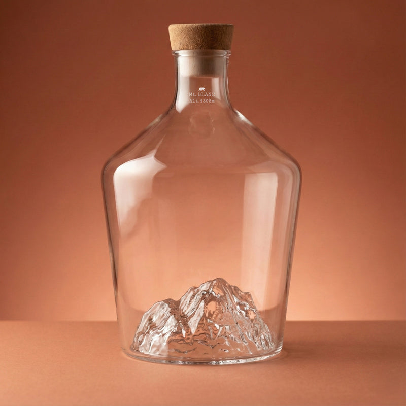 Karaf Whiskey Decanter Topographic Mont Blanc