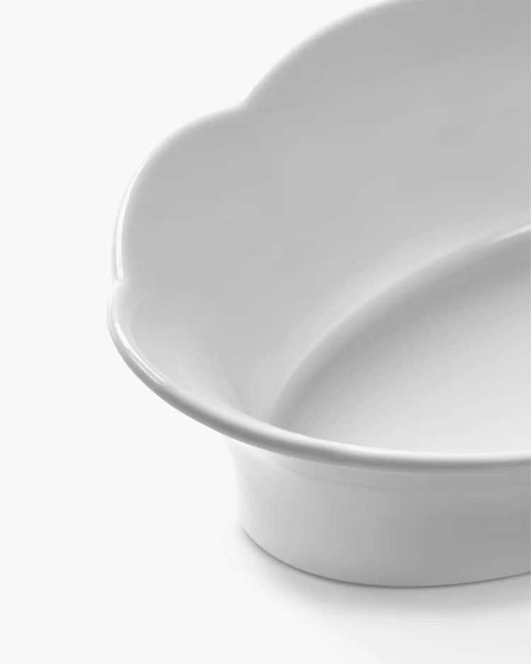 Serveerkom Silhouette Ovaal S L24,2 B15,5 H5,9 cm Wit