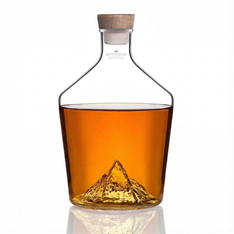 Karaf Whiskey Decanter Topographic Matterhorn