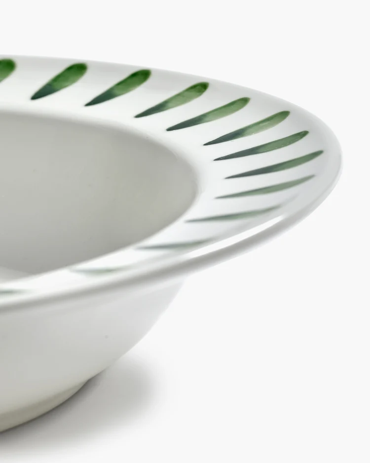 Pastabord Charly Diep D23,5 H4,3 cm Green