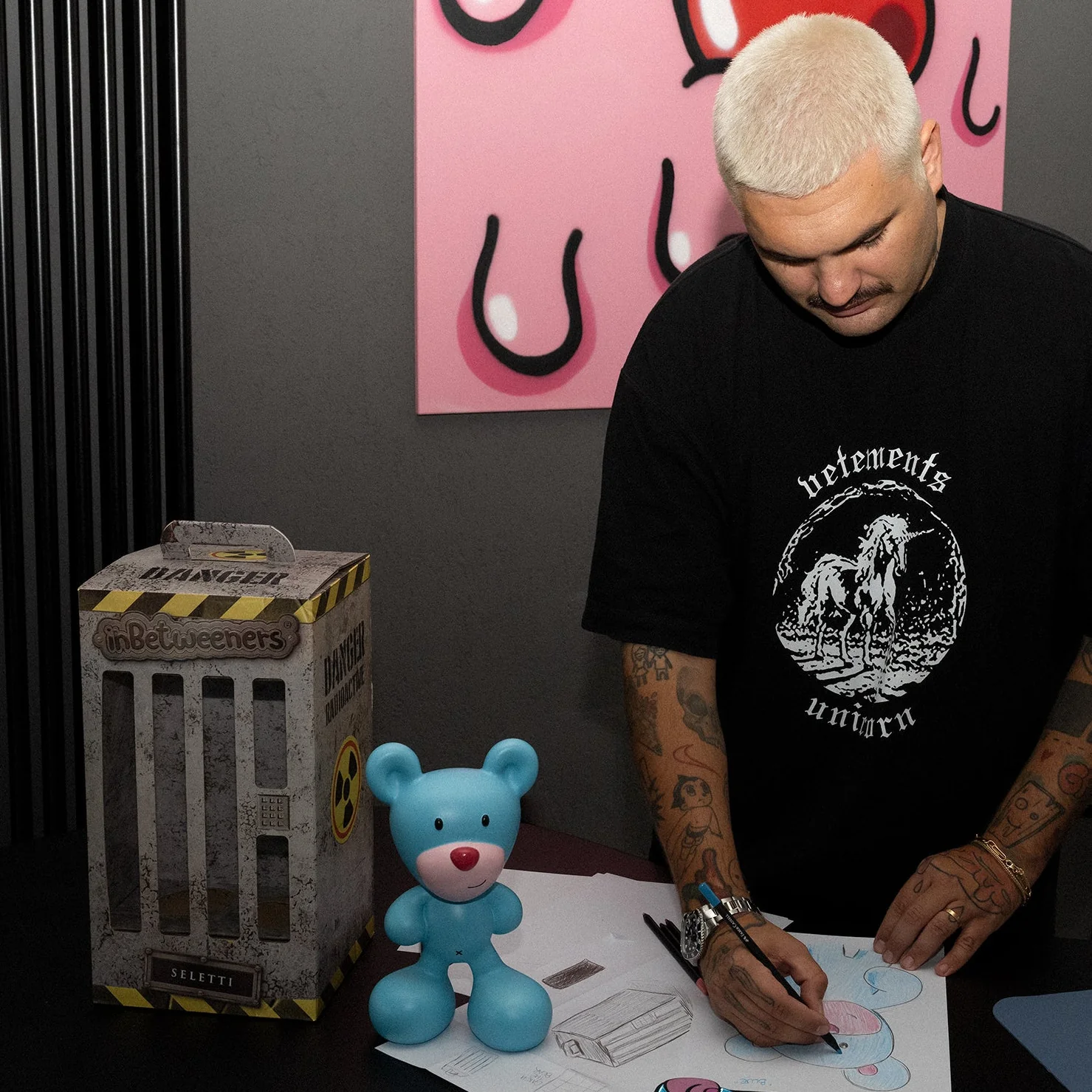 Beeldje Seletti Blue Bear Limited