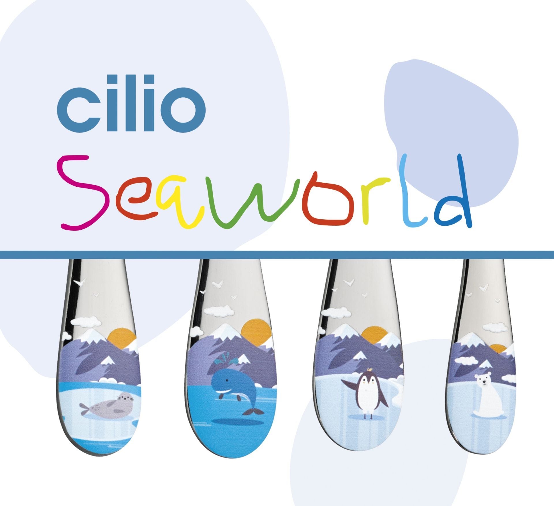 Bestek Cilio 4-delig Kinderbestek Seaworld
