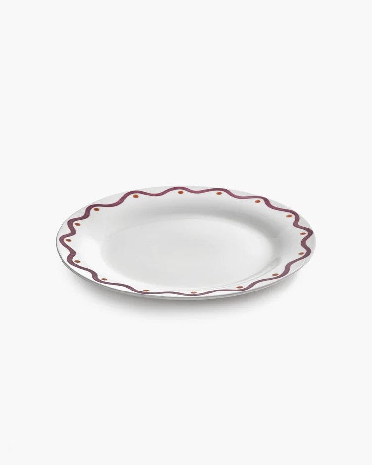 Serveerbord Charly Rond XL D33,5 H3 cm Purple