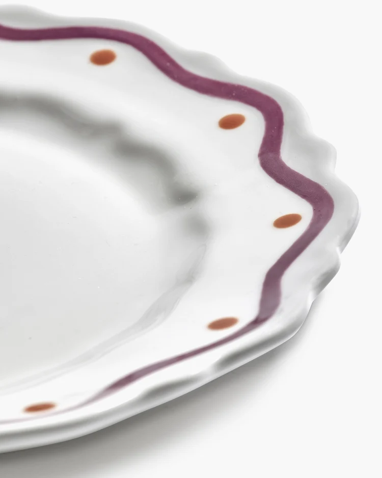 Bord Charly Ontbijt M D20,5 H2,4 cm Purple