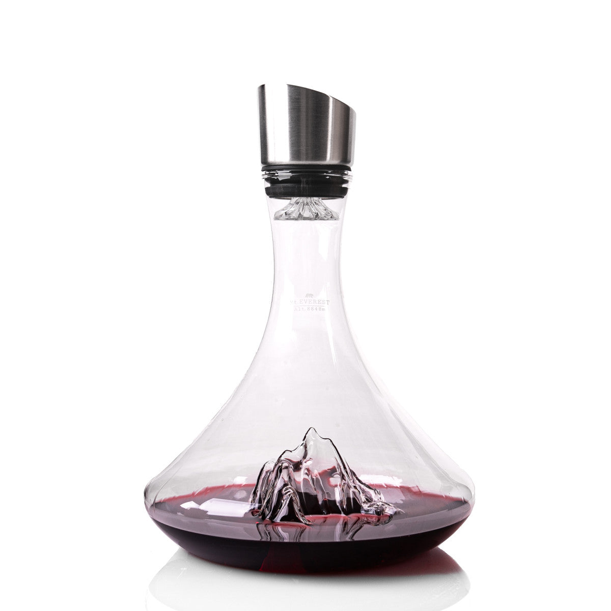 Karaf Wijn Decanter Topographic Mount Everest