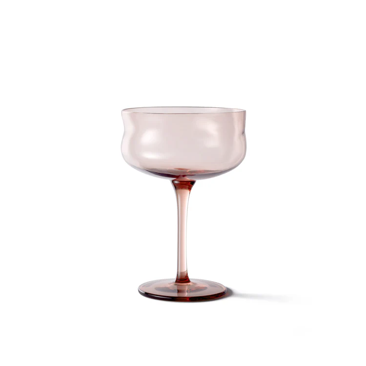 Champagne Coupe Paveau Swirl Silt Bordeaux