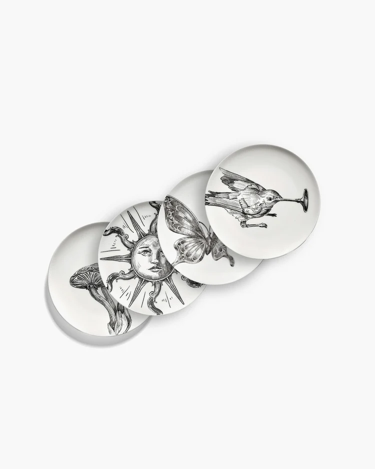 Broodbordjes Tomorrowland Unity D12 H1 cm Set 4