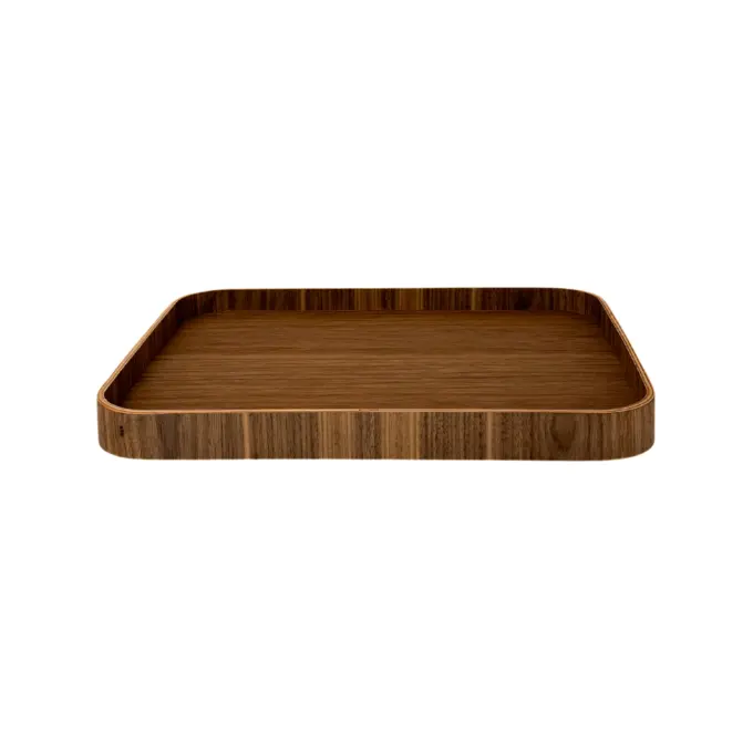 Plateau Serve Rectangular M L35 B28 cm Walnut