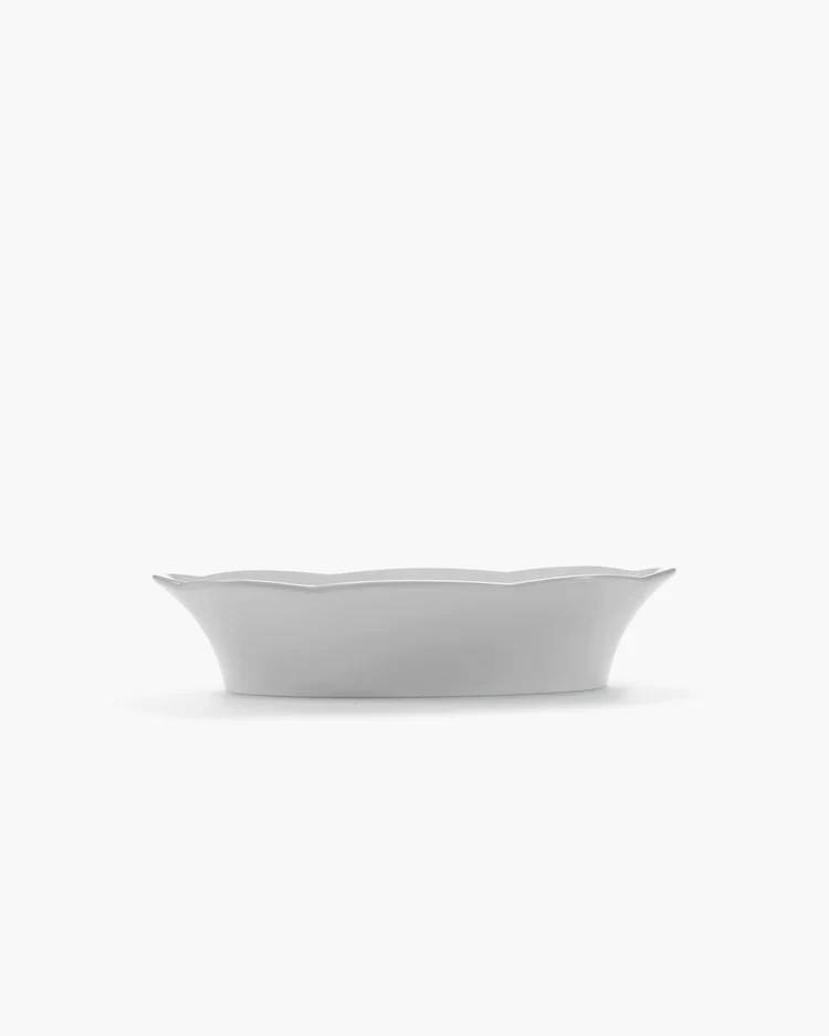 Serveerkom Silhouette Ovaal M L27,2 B18,9 H6 cm Wit