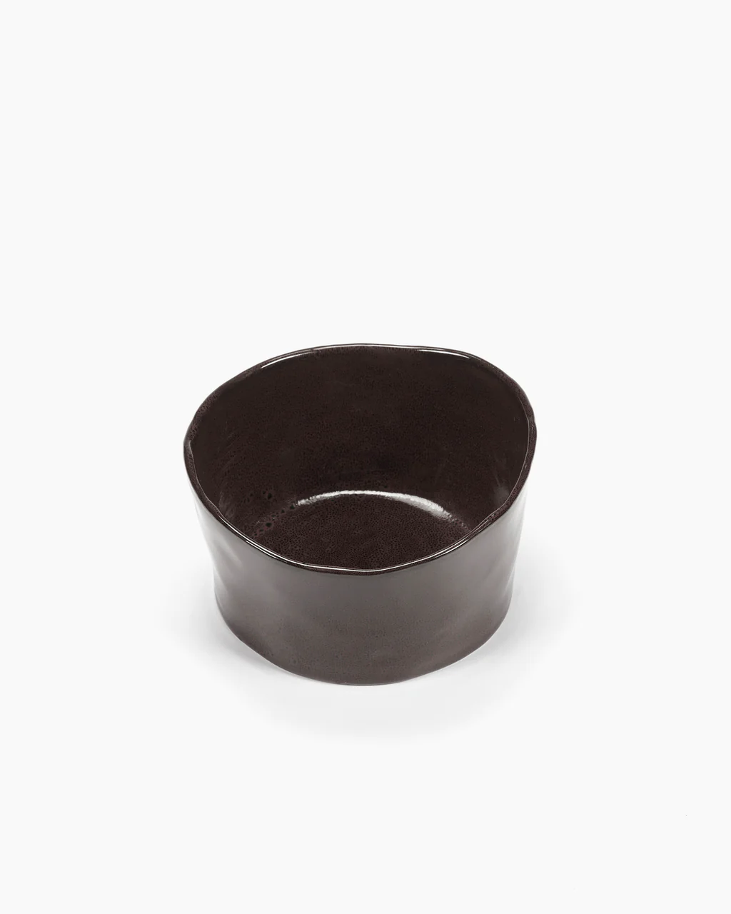 Serveer Kom La Mere Hoog Recht D18 H9,5 cm Ebony Black