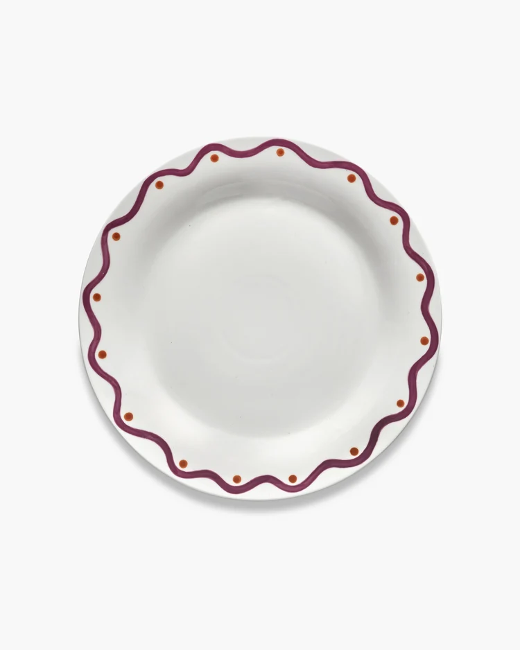 Serveerbord Charly Rond XL D33,5 H3 cm Purple