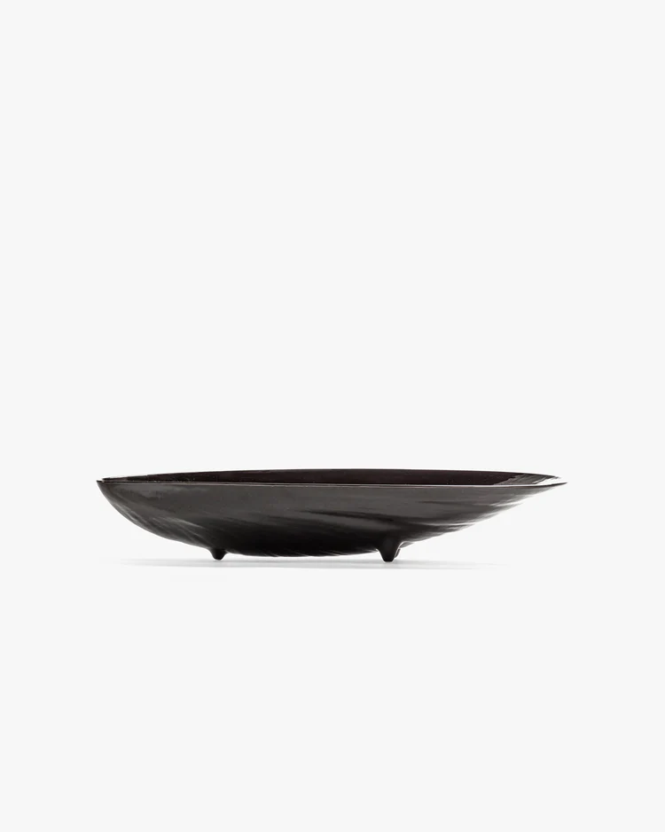 Schaal Marcel L L46 B21,5 H8 cm Zwart