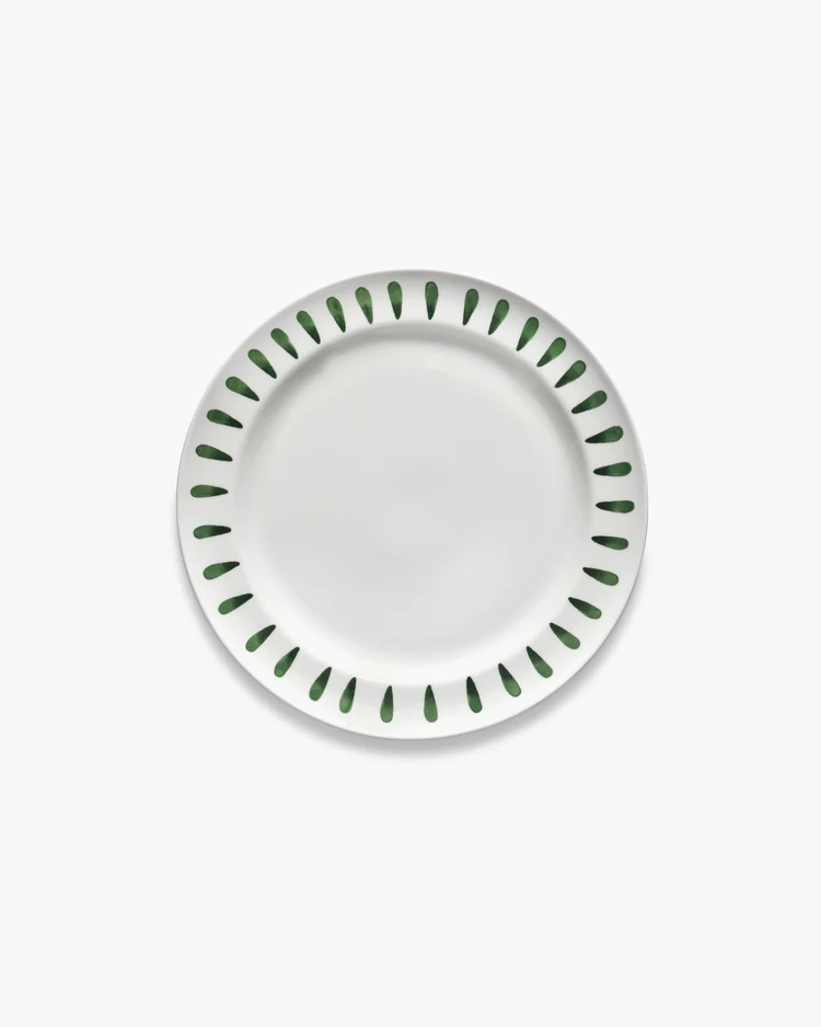Bord Charly Diner L D27 H3,1 cm Green