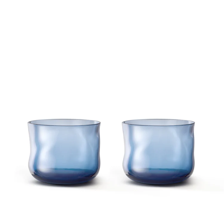 Waterglas Paveau Swirl Tumbler Midnight Donkerblauw