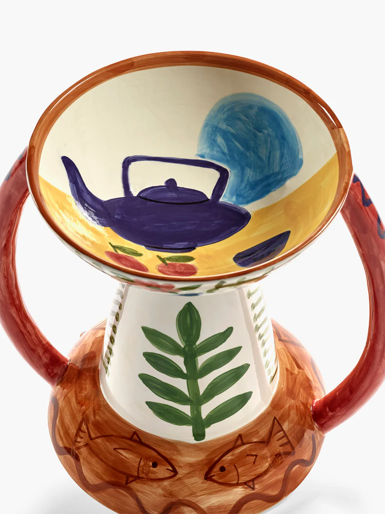 Vaas Santiago De Borja Charapita L43 B43 H41 cm Mix