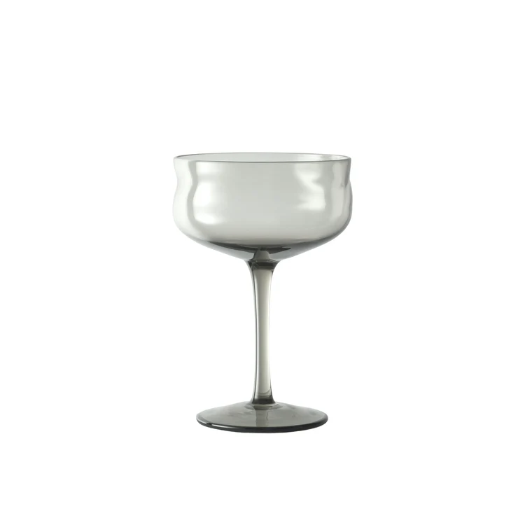 Champagne Coupe Paveau Swirl Mist Donkergrijs