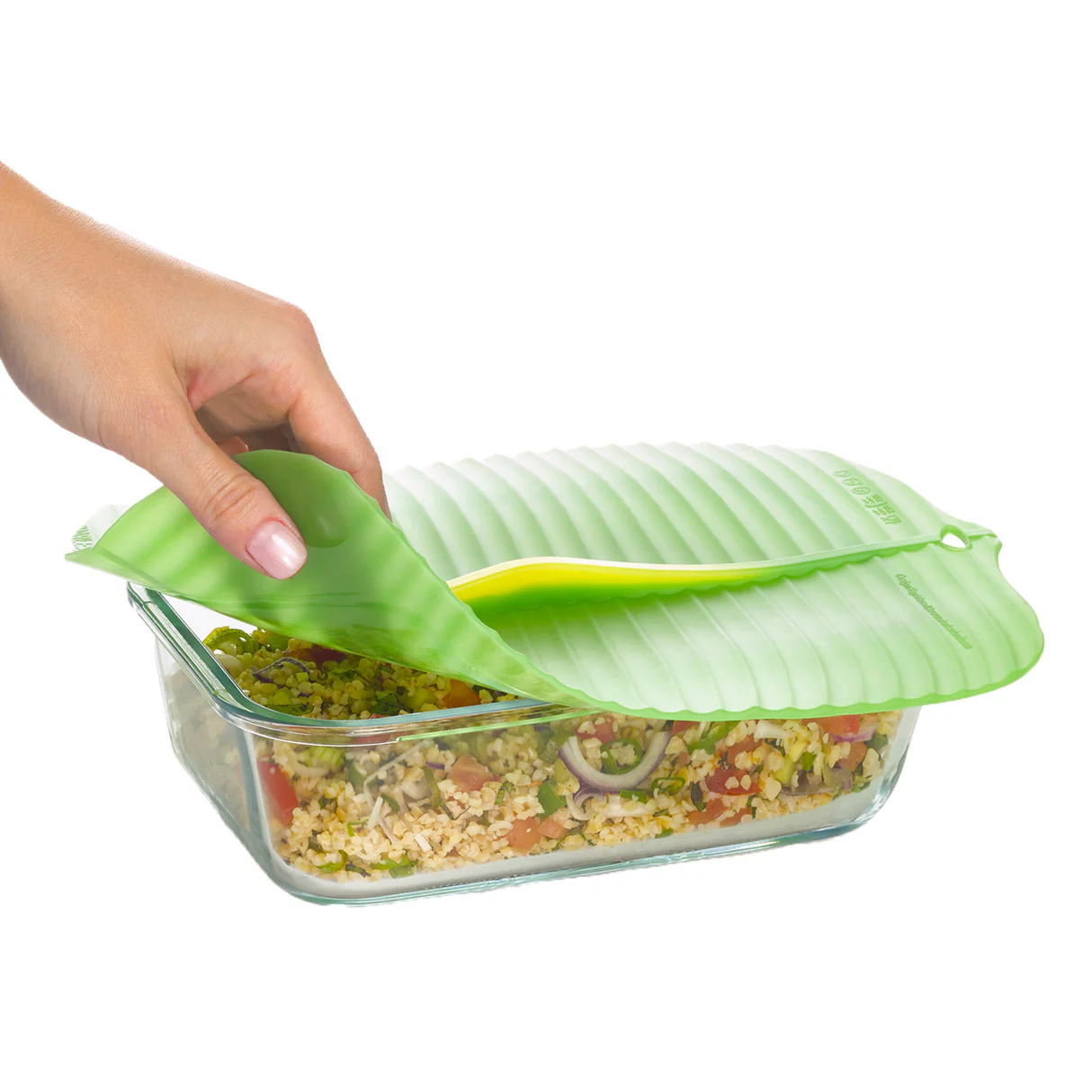Deksel Bananenblad vierkant 25 x 25 cm