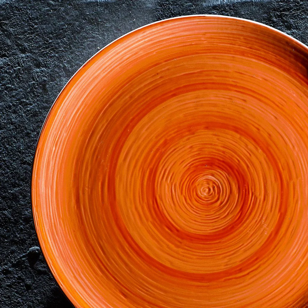 Bord Memento Table Dessert Mandarine