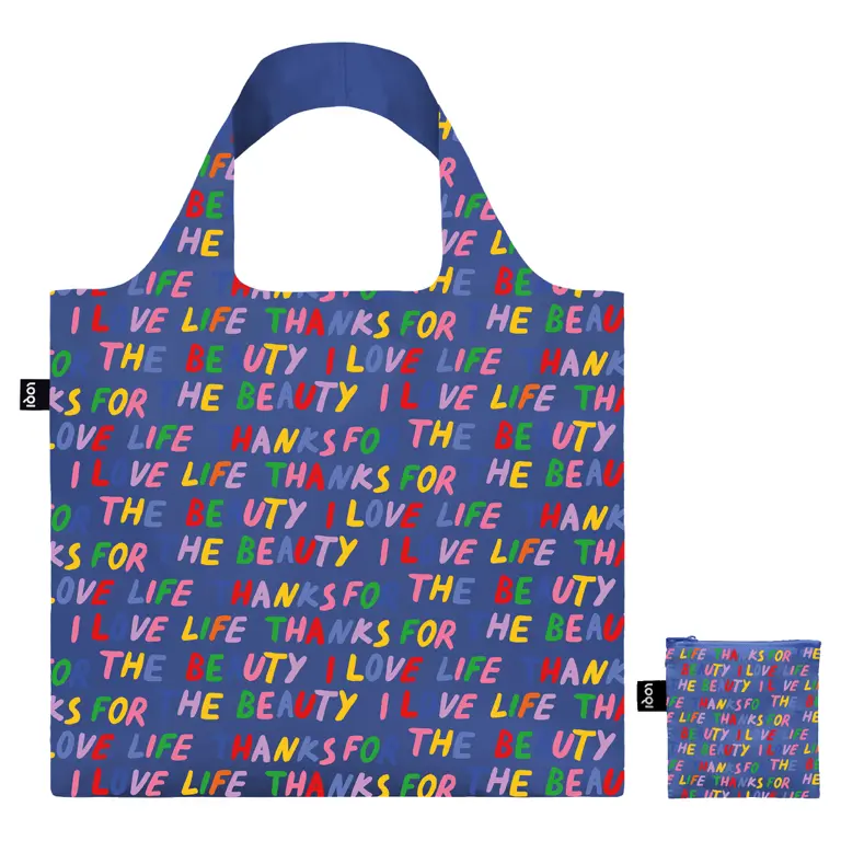 Bag Loqi Artist Collection Love Life Blue