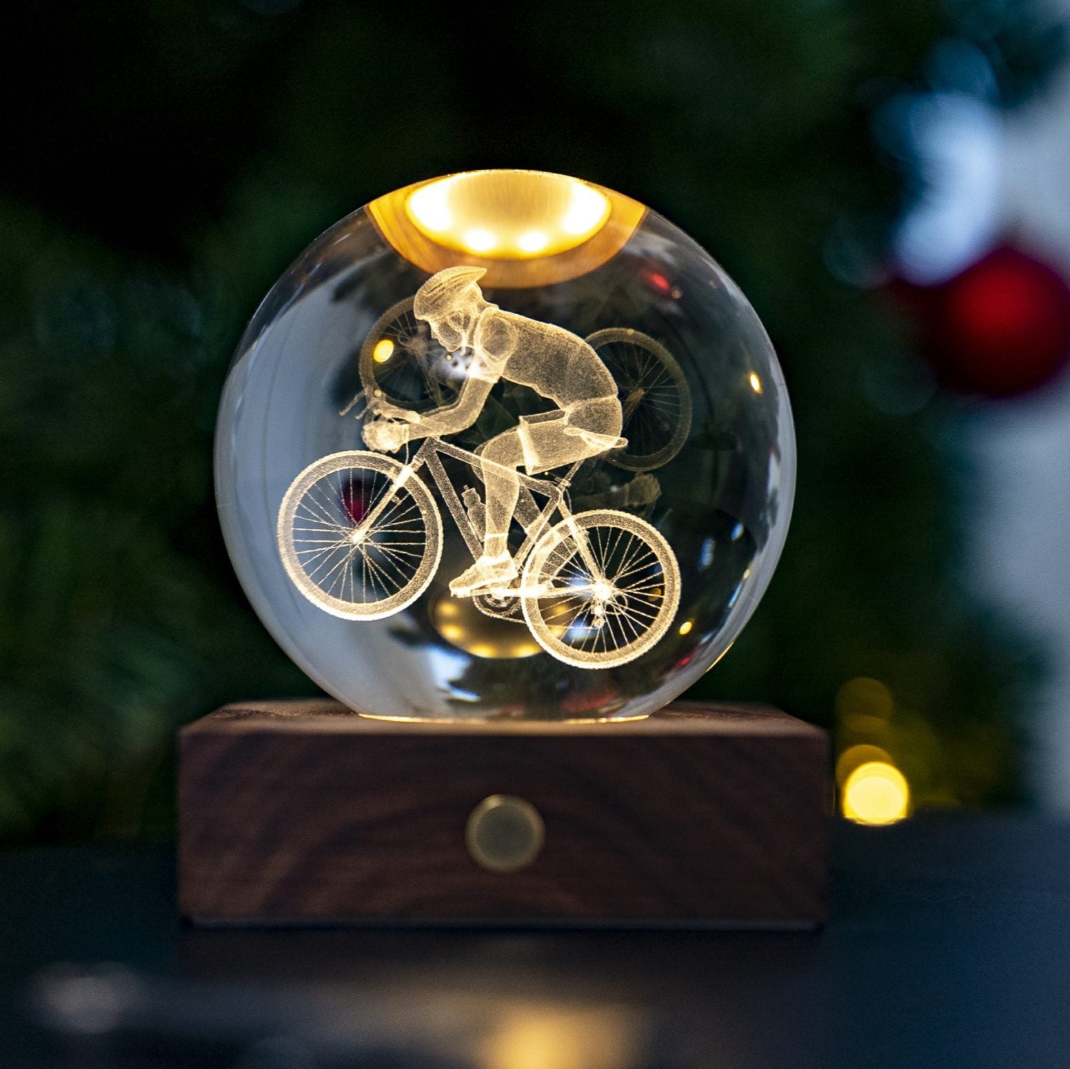 Lamp Gingko Amber Crystal Fiets