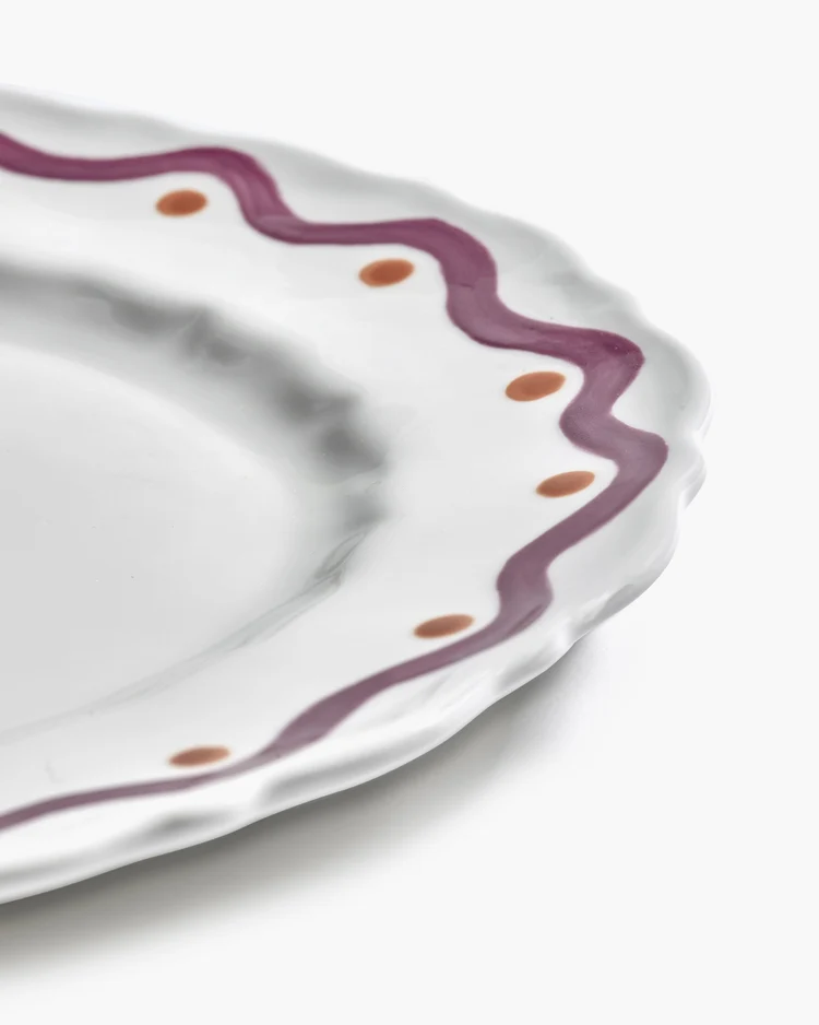 Serveerbord Charly Ovaal XL L40 B28 H2,8 cm Purple