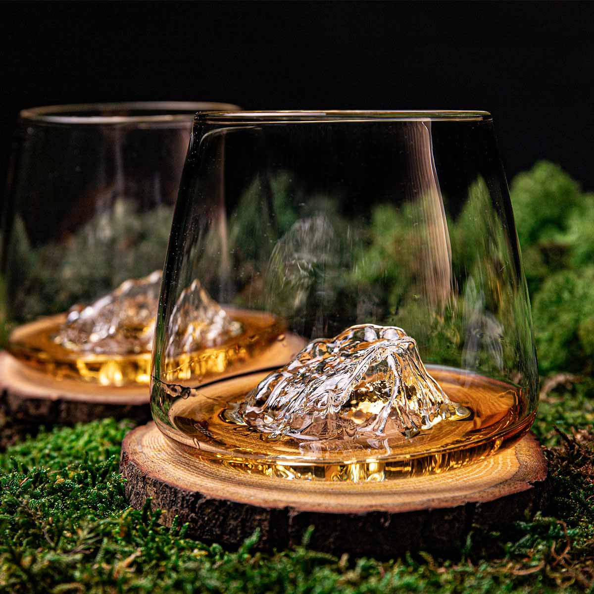 Glas Topographic Set 2 Zugspitze & Watzmann