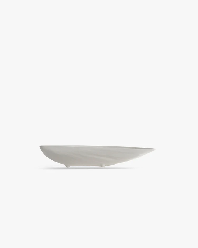Schaal Marcel M L30,5 B14 H5,5 cm Wit